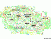 Mapa ČR